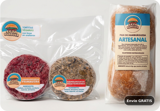 🌟COMBO COMPLETO SETA 🍔/ Hamburguesas+Pan Artesanal